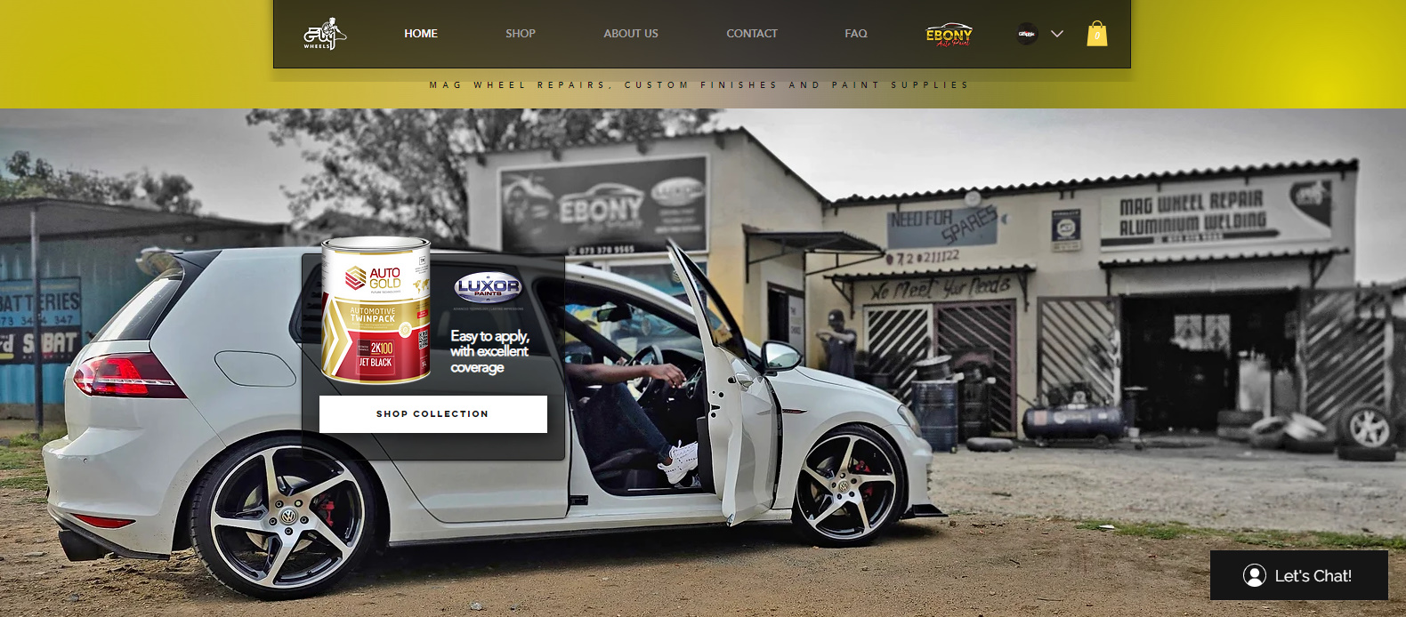 Fly Wheels e-commerce site