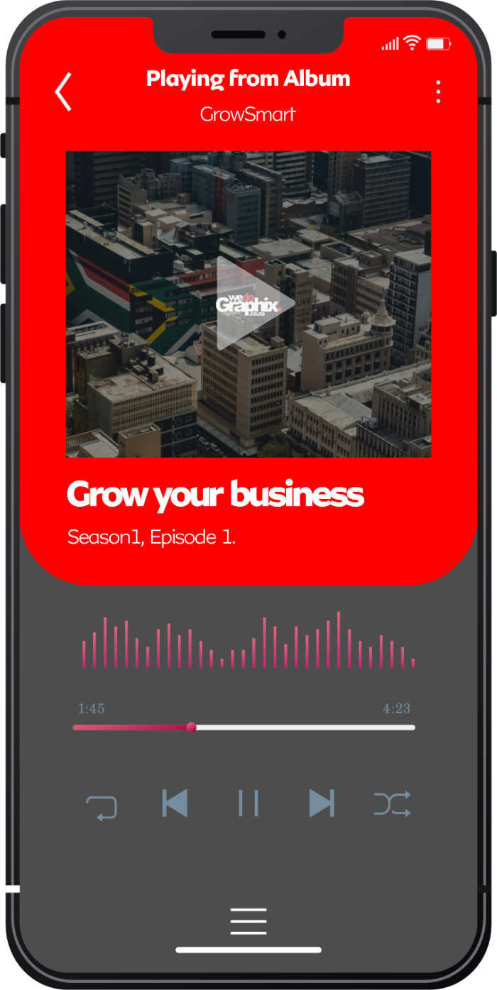 Wedographix Podcast episode player